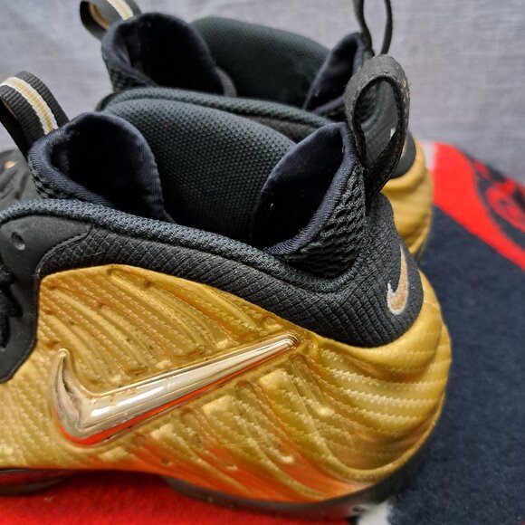 %Size 11.5 Nike Air Foamposite Pro Metallic Gold Men 2017 624041-701 A2 main image 7